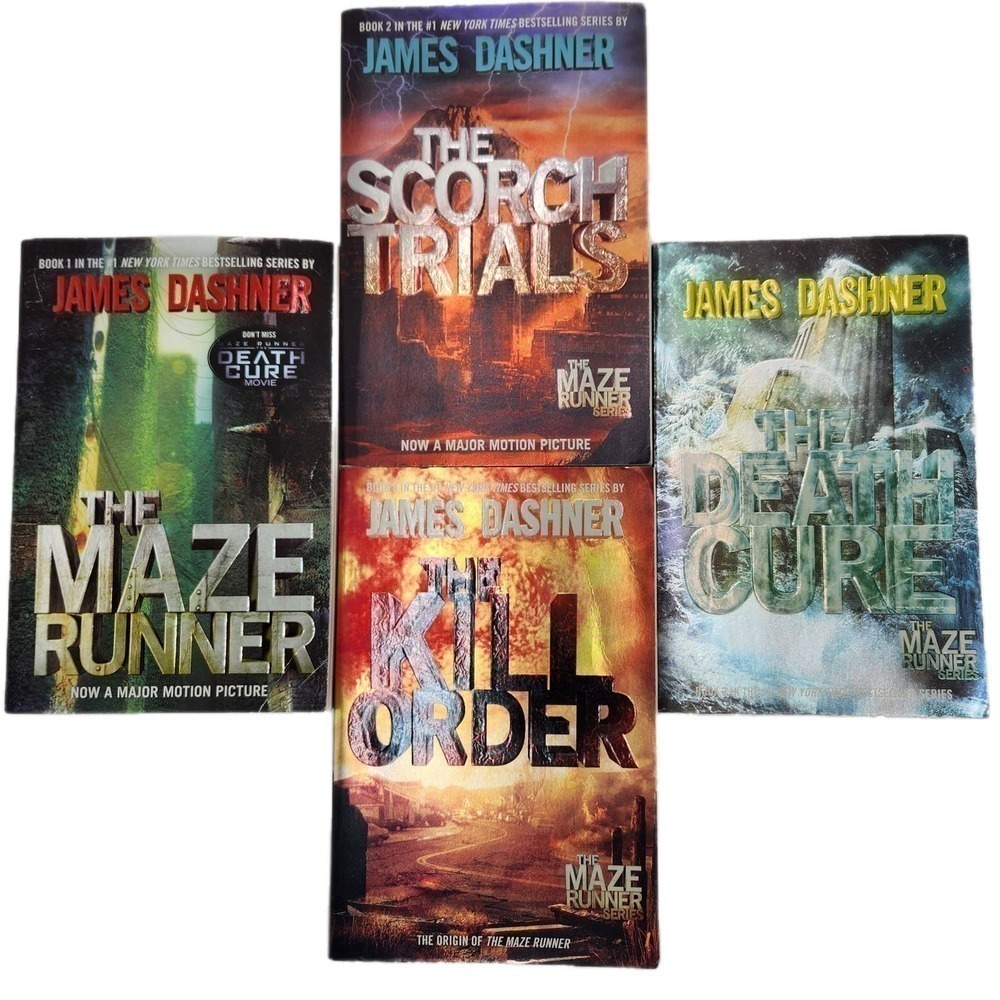 James Dashner
Set Of 4 Books Maze Runner
Scorch Trials
 Death Cure
Kill Order